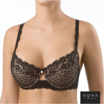 Liemenėlė moterims V.O.V.A. Lingerie, juoda