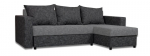 Kampinė sofa Lugan Kombinuota pilka