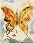 Tapyba pagal skaičius Salvador Dali Venus butterfly, 40x50