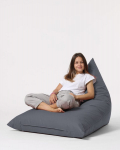 Sėdmai&scaron;is Pyramid Big Bed Pouf, pilkas