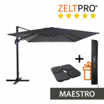 Lauko skėtis su padu Maestro Zeltpro, pilkas
