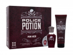 Rinkinys Police Potion For Her Eau de Parfum moterims: kvapusis vanduo EDP, 30 ml + kūno losjonas, 100 ml