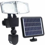 LED prožektorius su saulės baterija Lumi Jardin Douglas, baltas