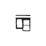 SIM kortelės laikiklis Samsung A315 A31 2020 Prism Crush Black originalus (service pack)