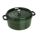 Staub apvalus ketaus puodas 40509-361-0, žalias, 6,7 L