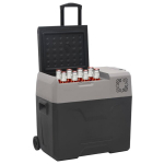 &Scaron;altdėžė su ratukais ir rankena, 30l, juoda