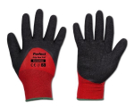 Apsauginės darbo pir&scaron;tinės Bradas PERFECT GRIP RED FULL, 9 dydis, 6 vnt.