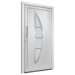 vidaXL Priekinės durys baltos spalvos 98x200cm