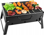 Medžio anglies grotelės Sunjas BBQ, 35x27x19.5cm, juodos