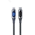 Sveiki atvykę į WDC-167 Sakin serijos jungiamąjį laidą - USB-C į Lightning greitam įkrovimui PD 20W, 1 m (Oxidacija)
