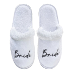 Vestuvinės &scaron;lepetės Bride, baltos