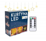 LED &scaron;viesos užuolaida su nuotolinio valdymo pulteliu GL2004