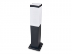 Lauko Led &scaron;viestuvas 45cm E27 kvadratinis juodas