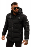 Vyri&scaron;ka juoda žieminė striukė Arte JS/57M7502/392-58212-XXL