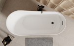Vonia Besco Calima Black&White, 170 x 74 cm, su juodais dangteliais
