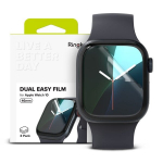 RINGKE DUAL EASY 3 PAKUOTĖS APPLE WATCH 10 (46 MM) SKAIDRI APSAUGINĖ PLĖVELĖ