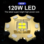 Galvos žibintas su LED &scaron;viesos &scaron;altiniu, Priekinis žibintas-3*18650 Baterija
