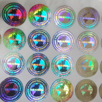 280 vnt. 20mm Skersmens Vienkartinė VOID Holograma Lipdukas Originali Antspaudo Etiketė Pakuotėms