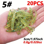 Mink&scaron;ti guminiai masalai žvejybai, 5 cm, 0.8 g,  5#