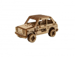 3D medinis galvosūkis, Automobilis, Ralio automobilis 3, 87 dalių, woodencity, MB-006