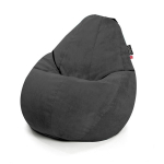 Sėdmai&scaron;is Qubo Comfort 90 Grafito VELVET FIT Ergonomi&scaron;kas Aksominis Užvalkalas
