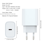 20 W USB-C greito krovimo adapteris