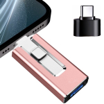 USB laikmena USB 3.0 atmintukas iPhone ir Android, Rožinis