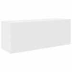 Sieninė vonios kambario spintelė, baltos, 80x25x30cm, mediena