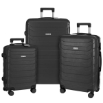 3 kelioninių lagaminų rinkinys 3in1 ABS bagažas ant ratukų 94L+63L+40L
