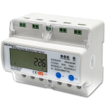 Energijos Skaitiklis - Qoltec 50883 Trifazis Wi-Fi Energijos Skaitiklis | TUYA | 400V | LCD