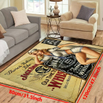 Vienetinis &bdquo;Grožis ir Jack Daniels&ldquo; kūrybinis kilimėlis., 78,74 * 119,38 cm