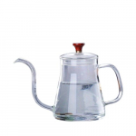 Stiklinis Virdulys Kavai ir Arbatai Atsparus Kar&scaron;čiui., 350 ml ruda