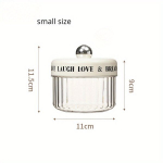 Kavos kapsulių laikiklis su dangčiu, juodas., Mažas dydis