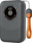 Atsarginis maitinimo &scaron;altinis ("Power Bank") I&scaron;orinė baterija Dudao 'K21Pro Mini' pilka 20000mAh 22.5W (PD / QC3.0)