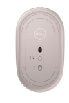 Belaidė mobilioji pelė MS3320W - rožinė, 3 mygtukai, optinis jutiklis, 1000-4000 dpi, 2,4 GHz radijo sąsaja, AA baterijos, universalus profilis, biuro naudojimui.