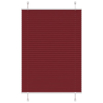 Plisuota žaliuze bordo raudona 100x150 cm audinio plotis 99,4cm