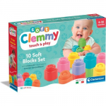 Mink&scaron;tos kaladėlės Clementoni Soft Clemmy, 10 vnt.
