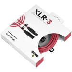 Rode XLR3M-R XLR Jungiamasis laidas 3 m raudonas