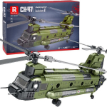 Reobrix Ch-47 Chinook sūpynės konstrukciniai blokeliai, 1458 el.