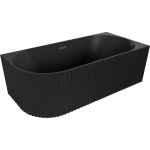 Vonia Mexen Gia, de&scaron;ininė, 150 x 75 cm, Black matt + Black persipylimas