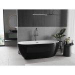 Vonia Mexen Eos, 170 x 75 cm, White/Black + Brushed gun gray persipylimas