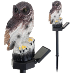 Įsmeigiamas soliarinis lauko LED &scaron;viestuvas Pelėda