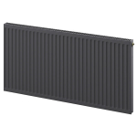Radiatorius Mexen CC11, 400 x 1000 mm, pajungimas i&scaron; apačios per vidurį, 648 W, antracito