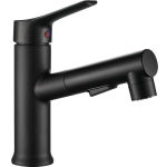 Praustuvo mai&scaron;ytuvas Kuchinox FONTE su klik-klak, BQT_729D, Black