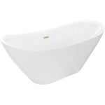 Vonia Mexen Lotos, 170 x 75 cm, White + Brushed gold persipylimas