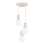 Sollux Lighting pakabinamas &scaron;viestuvas Halo 3P, smėlio spalvos