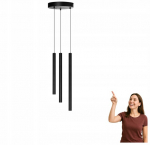 Led pakabinamas &scaron;viestuvas Verno 3 15w 4000k juodas