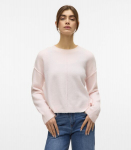 Vero Moda moteri&scaron;kas megztinis 10331558*01, &scaron;viesiai rožinė