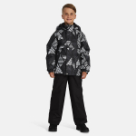 Huppa Berniukų žieminis komplektas WINTER 4, dark gray pattern/ black