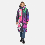 Huppa Moteri&scaron;kas žieminis paltas GUDRUN, violet pattern